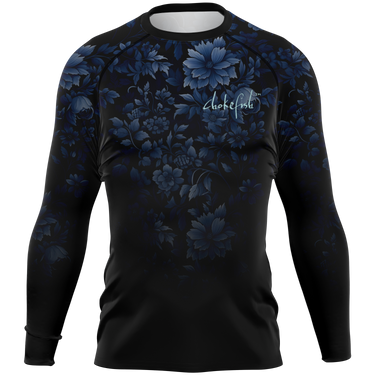 Chokefish™ Long Sleeve Rashguard Floral Men's Shirt-002